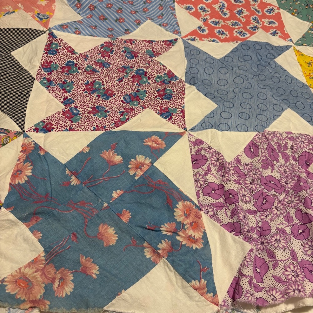 Vintage  Quilt Top - Picture 2 of 3